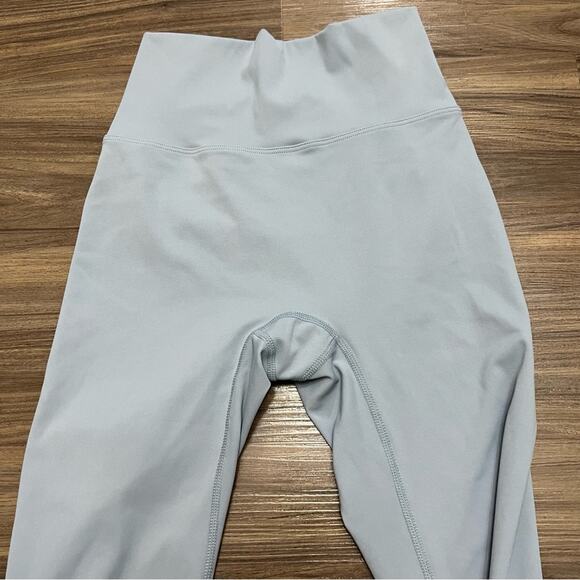 l's begin womens High waist cross cut out leggings blue sz small - Picture 5 of 7